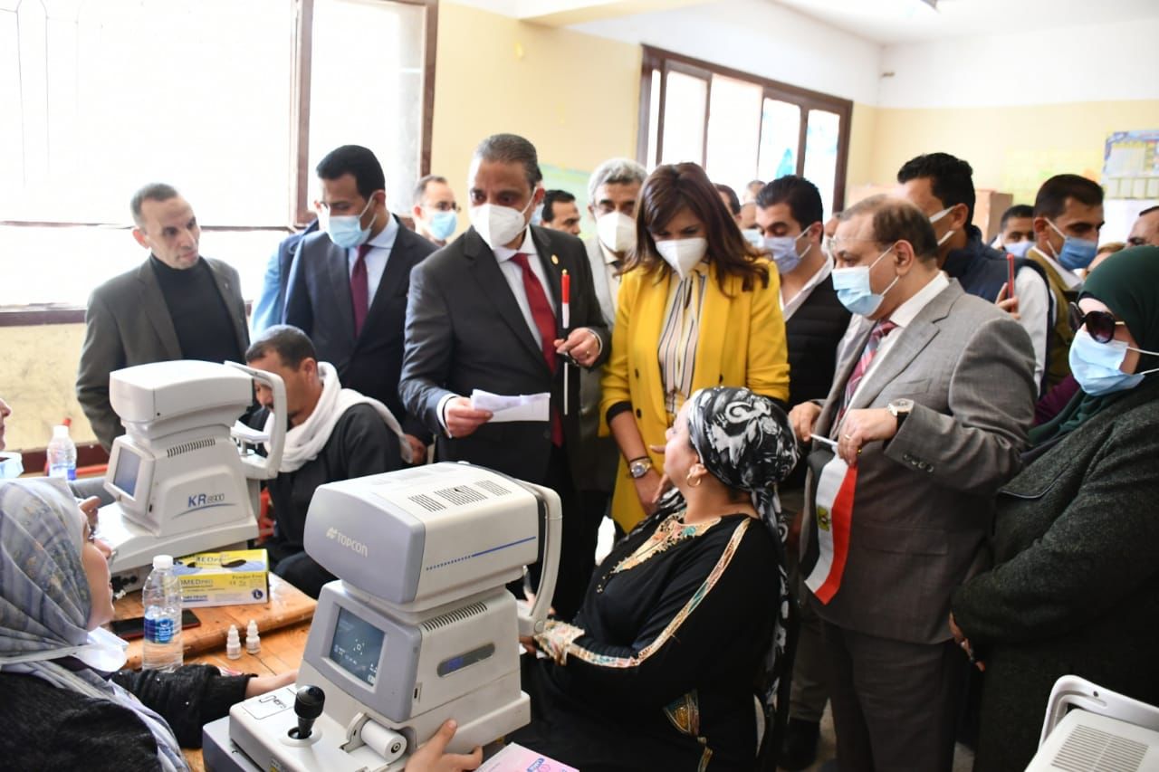 وزيرة الهجرة في الفيوم