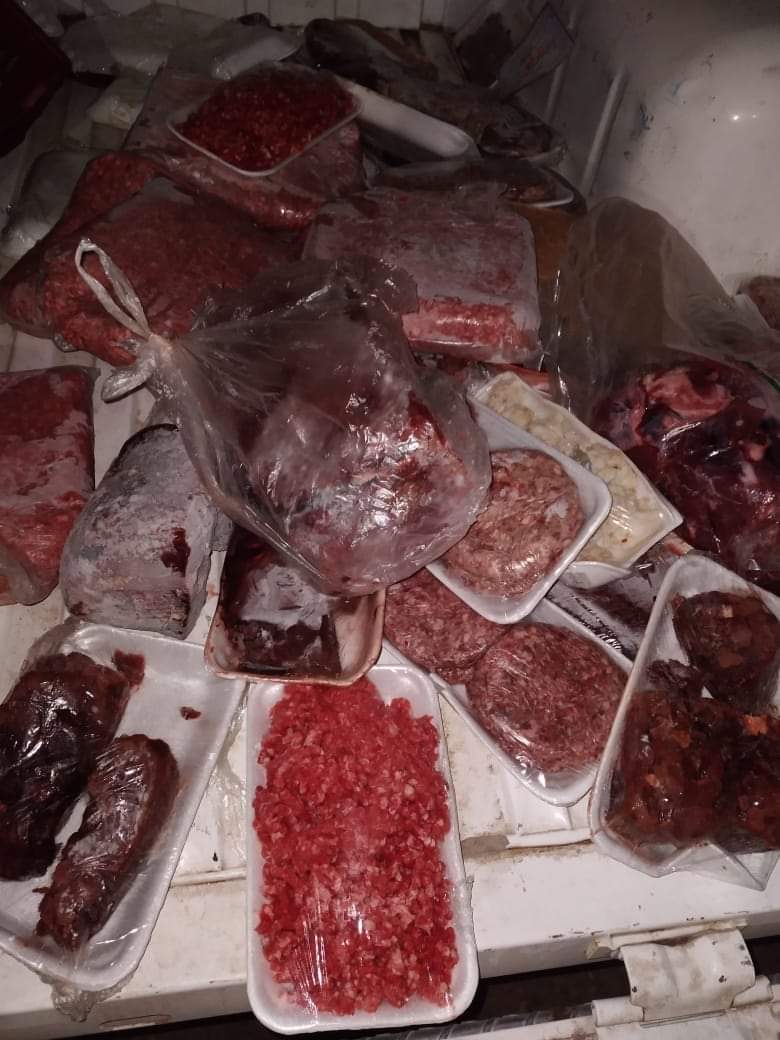ضبط لحوم غير صالحة للاستهلاك الآدمي في الفيوم