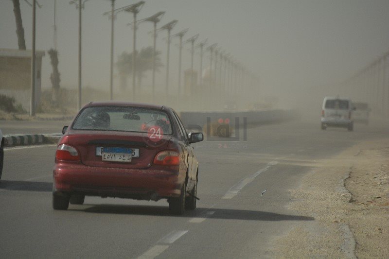 عاصفة رملية تضرب محافظة بورسعيد 4