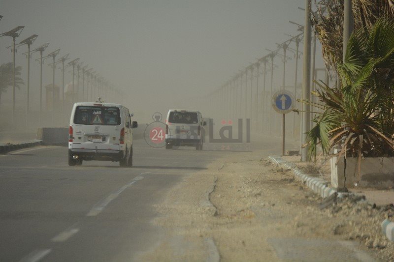 عاصفة رملية تضرب محافظة بورسعيد 3
