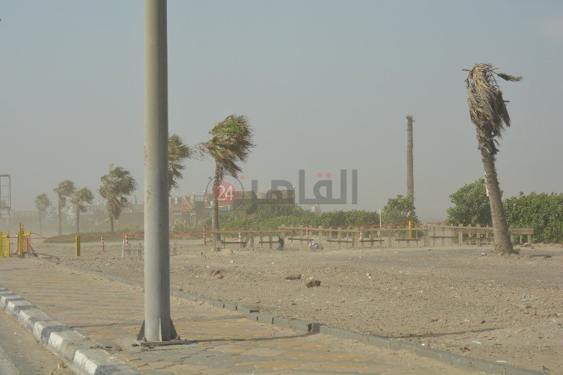 عاصفة رملية تضرب محافظة بورسعيد 7