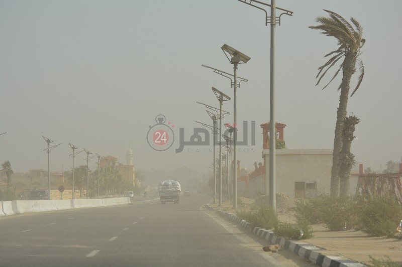 عاصفة رملية تضرب محافظة بورسعيد 14