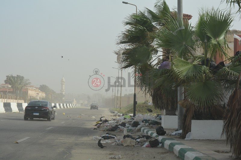 عاصفة رملية تضرب محافظة بورسعيد 17