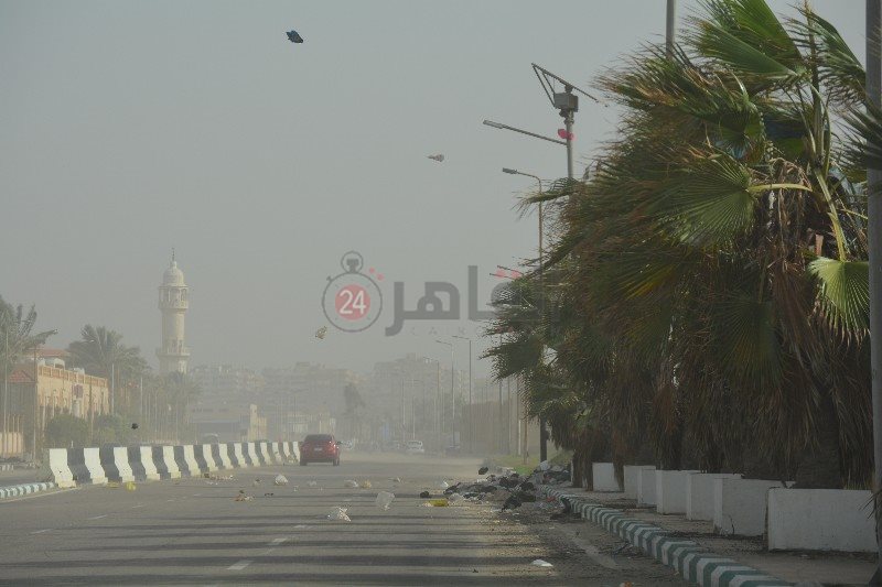 عاصفة رملية تضرب محافظة بورسعيد 15