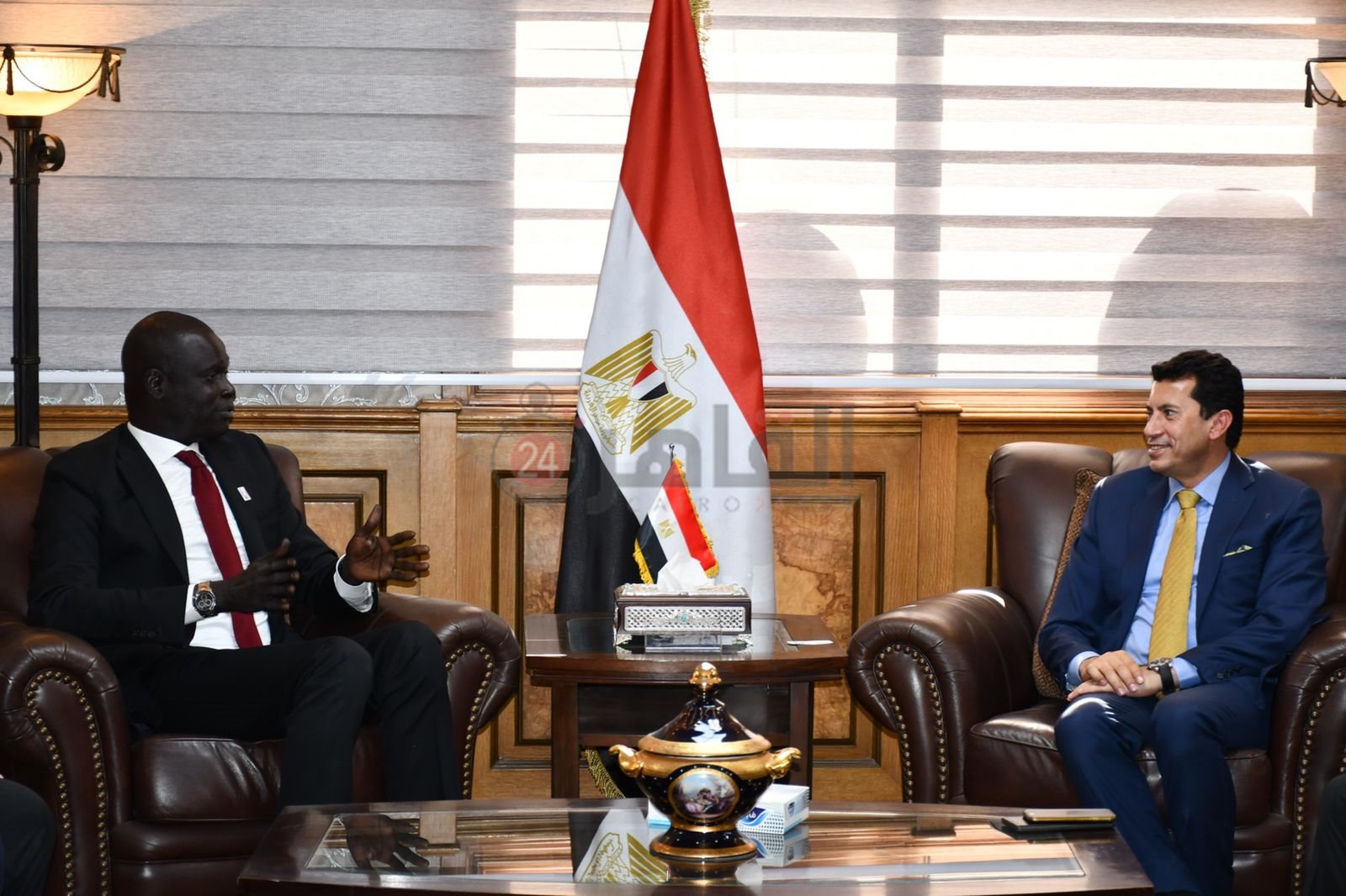 المؤتمر الصحفي للبطولة الأفريقية لكرة السلة