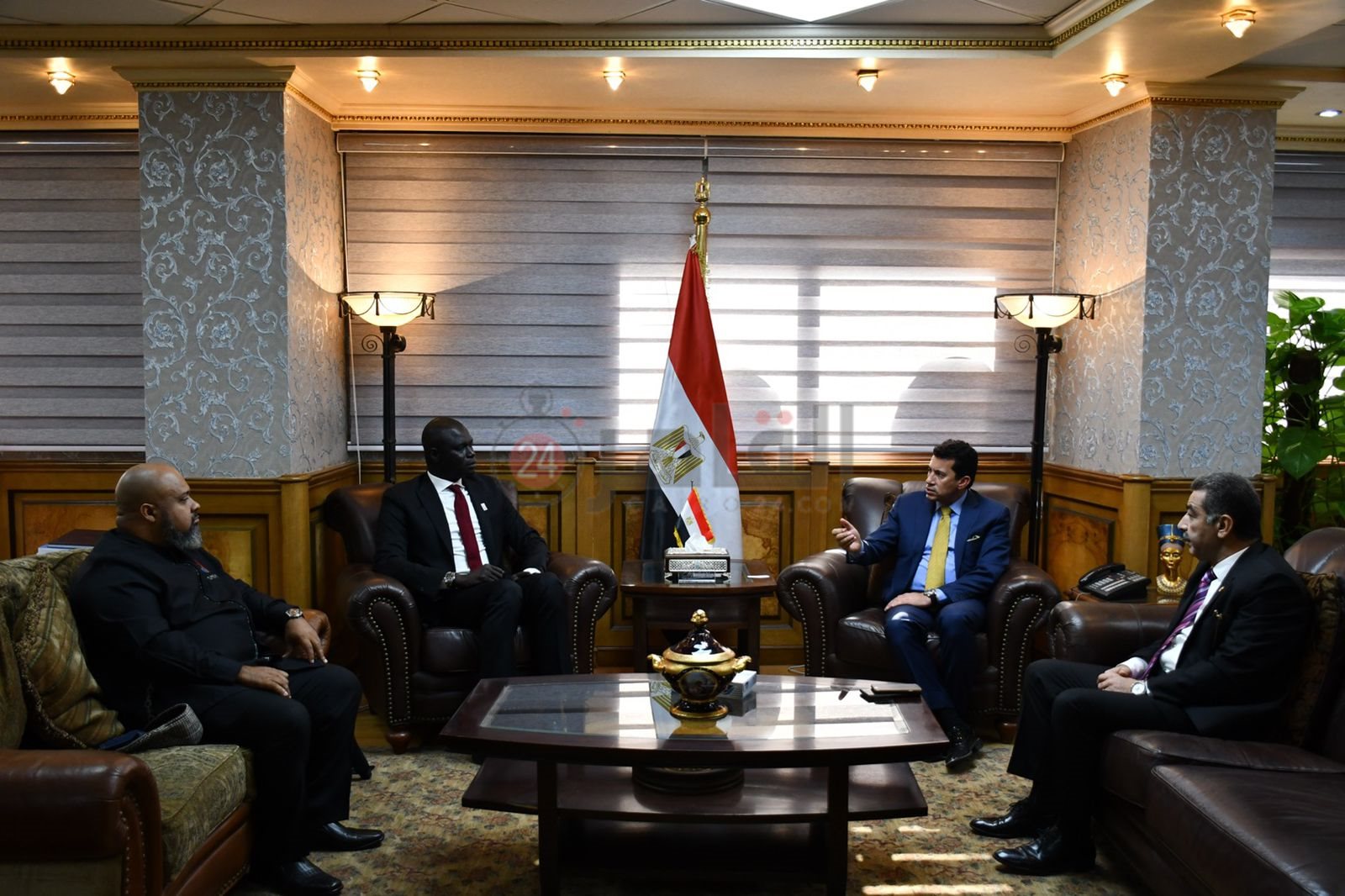 المؤتمر الصحفي للبطولة الأفريقية لكرة السلة