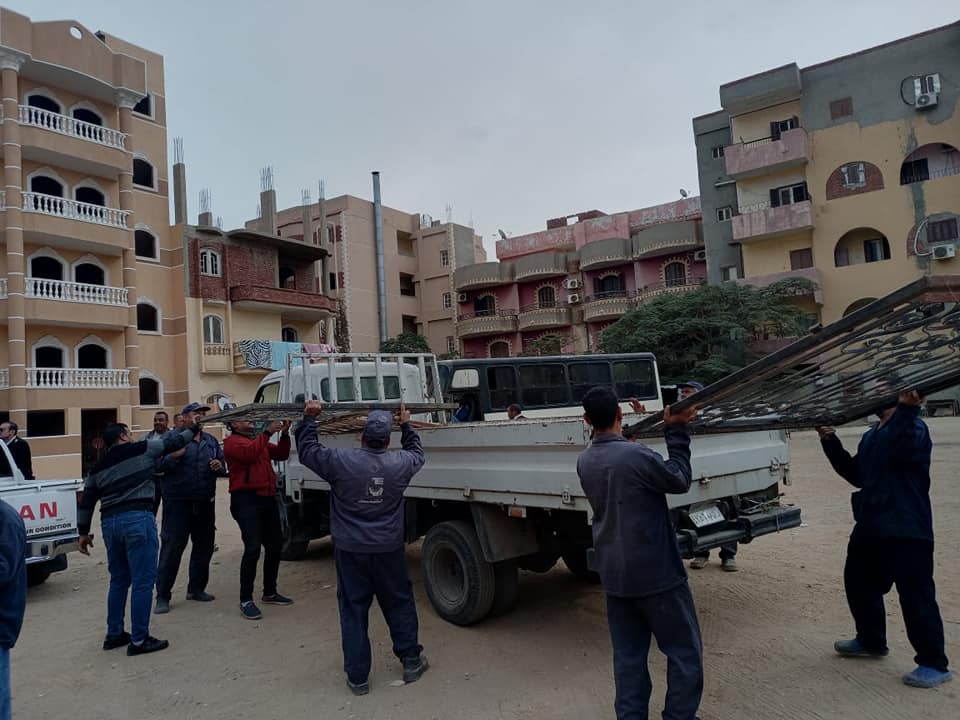 حملة الإزالات بالعاشر من رمضان 01