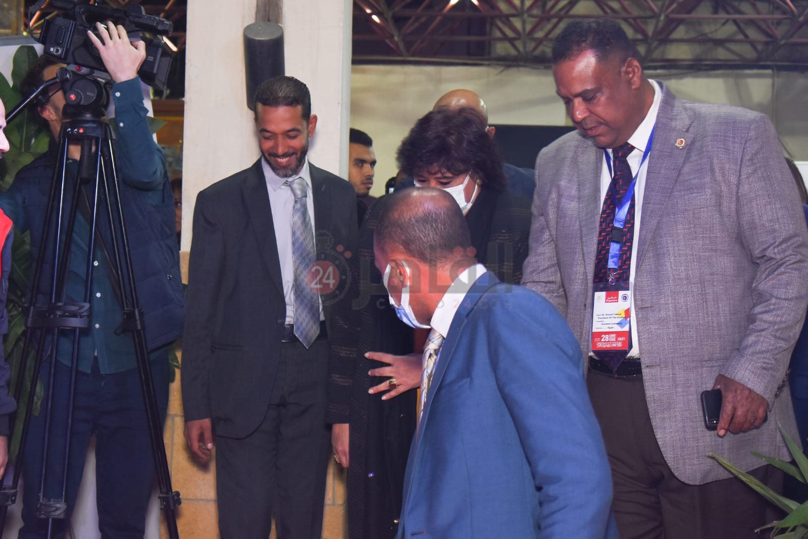 وزيرة الثقافة تفتتح المسرح التجريبي 2