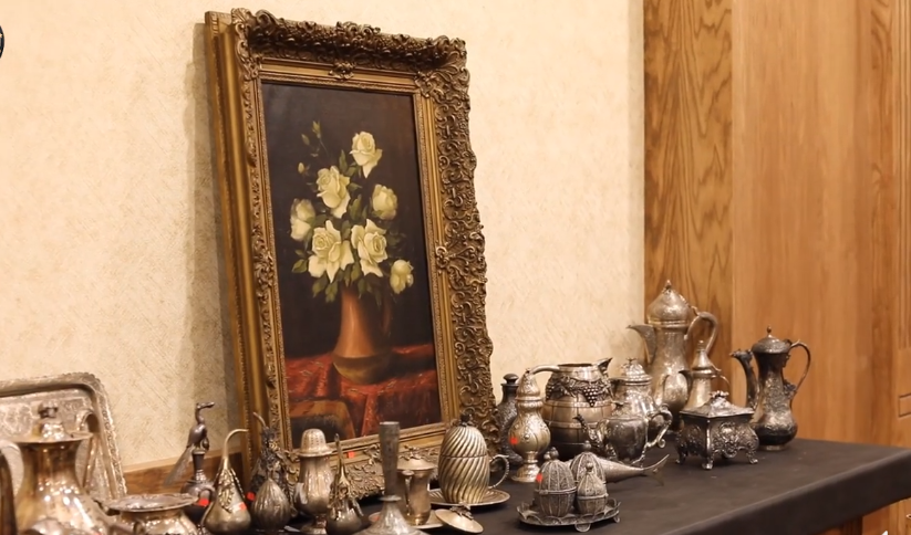 القطع الأثرية المضبوطة بشقة الزمالك