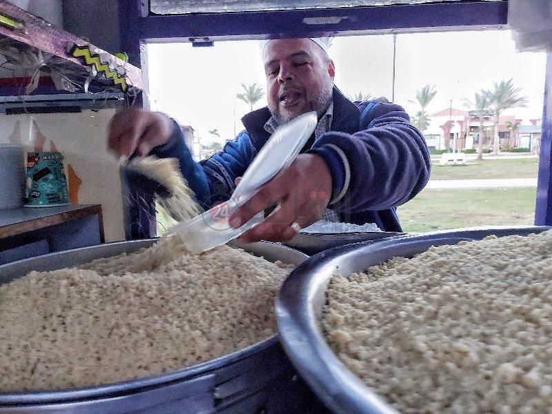 أبو أحمد بائع الكسكسي ببورسعيد 