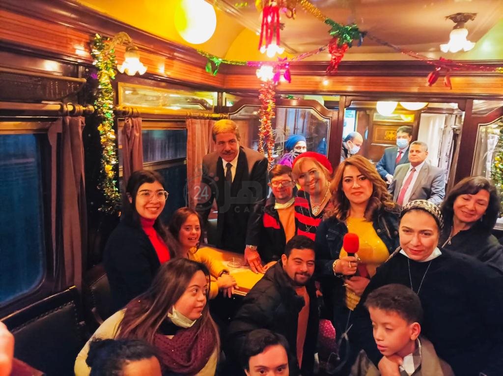 قطارات النوم خلال الاحتفالية 