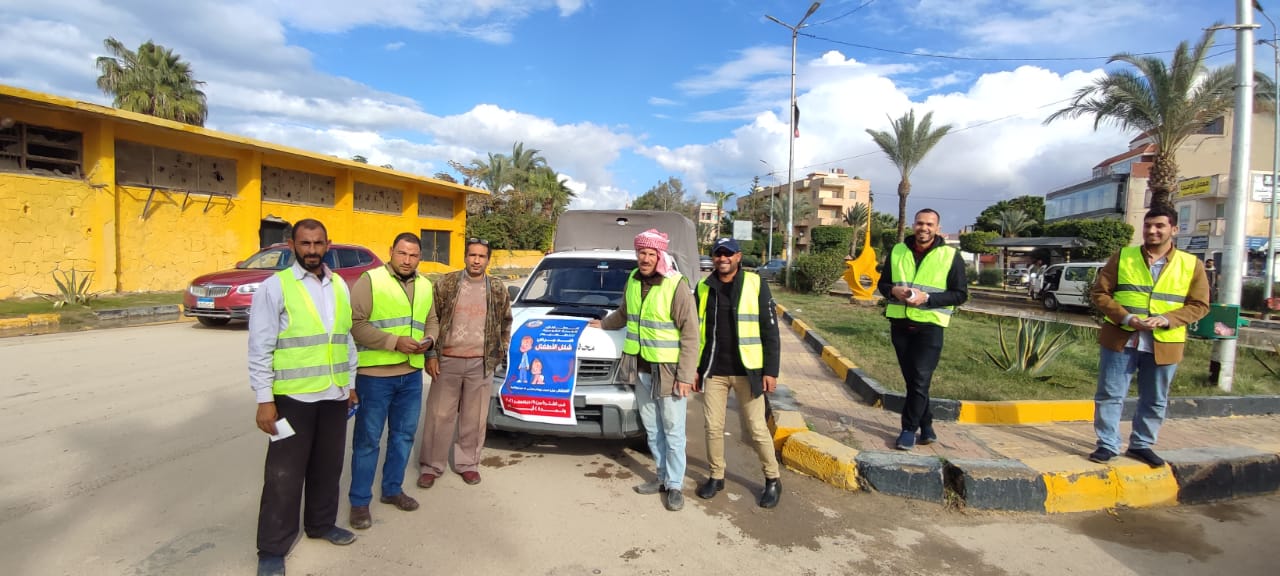 حملات التوعية بمرض شلل الأطفال فى الإسكندرية 