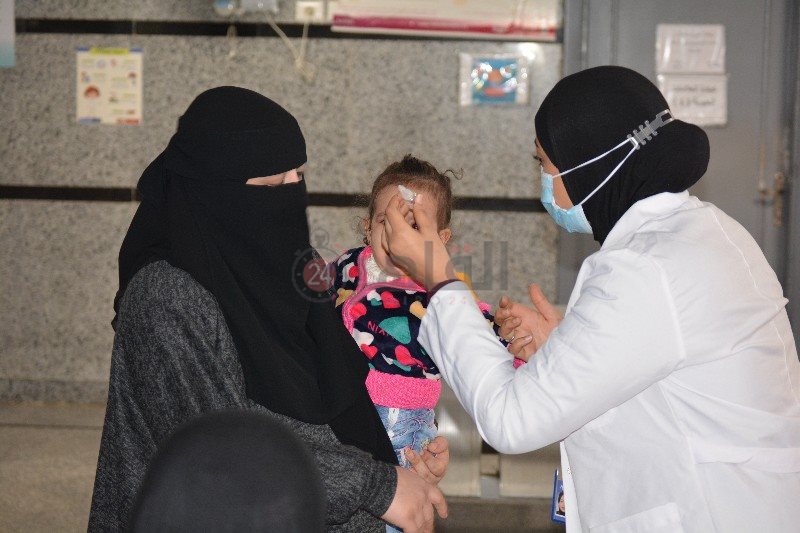 إنطلاق حملة التطعيم ضد شلل الأطفال ببورسعيد 12