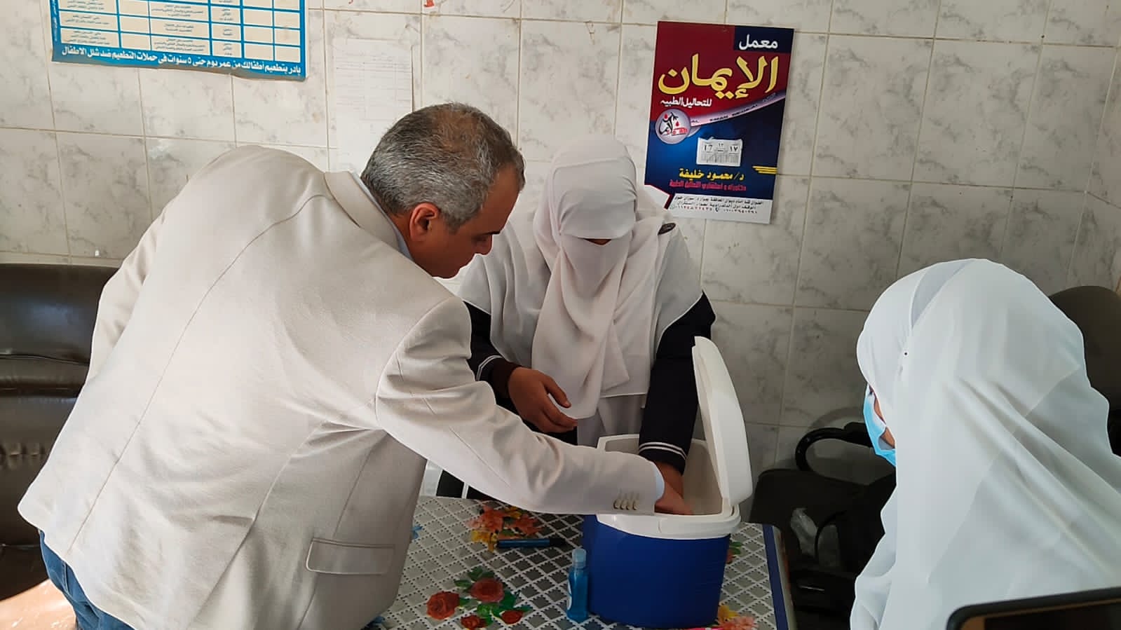 الحملة القومية للتطعيم ضد شلل الأطفال بالبحر الأحمر 