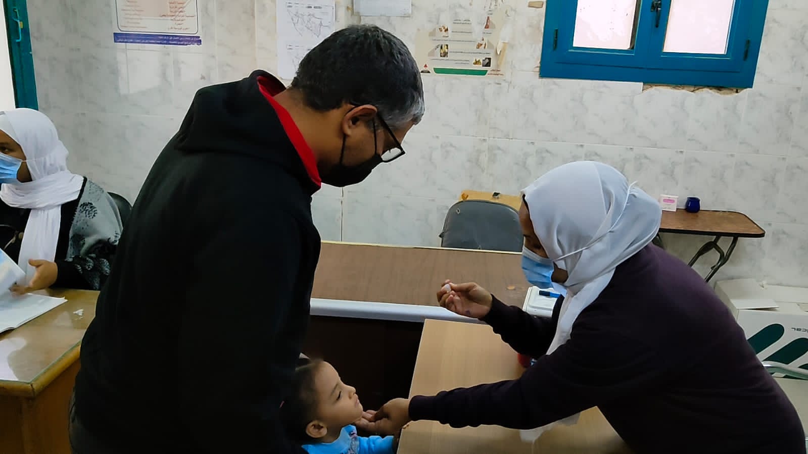 الحملة القومية للتطعيم ضد شلل الأطفال بالبحر الأحمر 