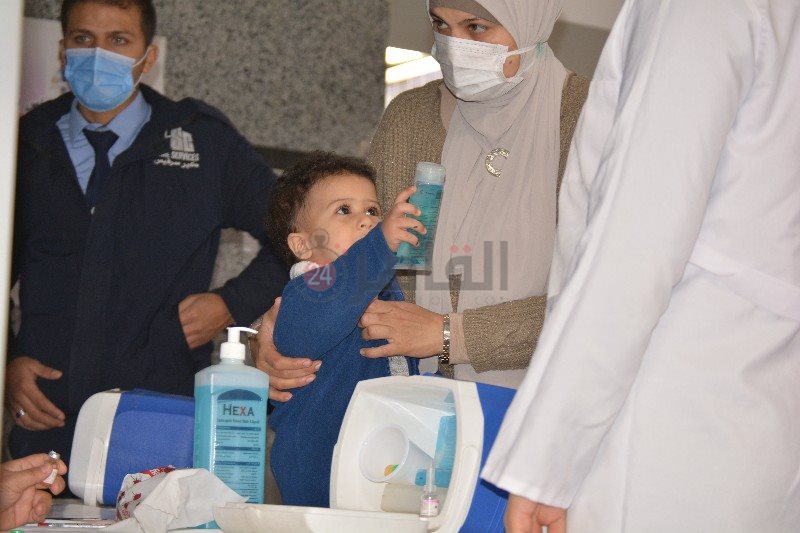 إنطلاق حملة التطعيم ضد شلل الأطفال ببورسعيد 2