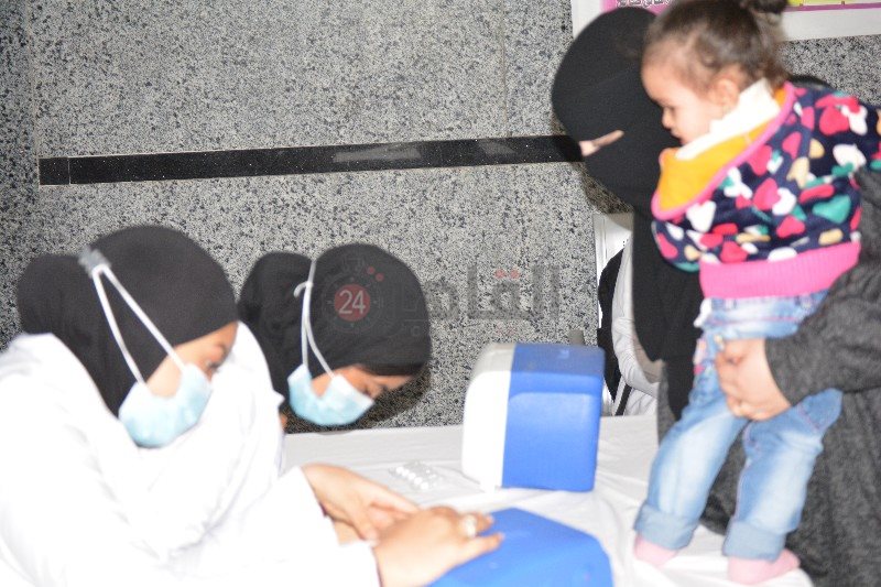 إنطلاق حملة التطعيم ضد شلل الأطفال ببورسعيد 14