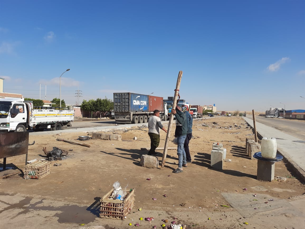 حملات لرفع الإشغالات بالعاشر من رمضان 01