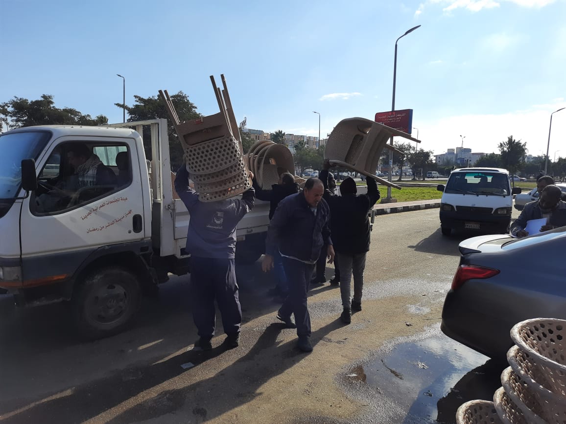 حملات لرفع الإشغالات بالعاشر من رمضان 03