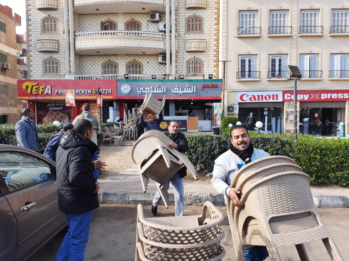 حملات لرفع الإشغالات بالعاشر من رمضان 04