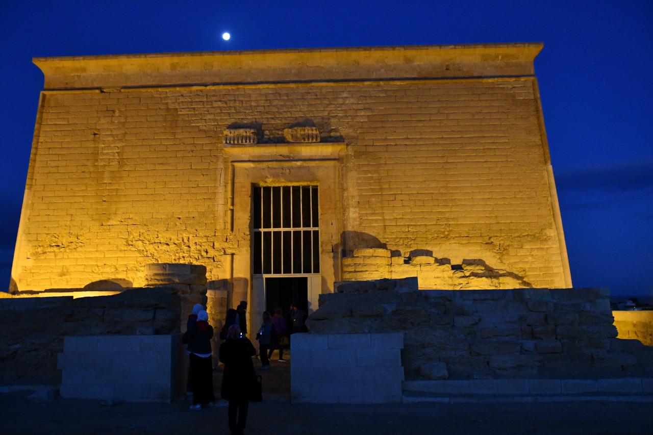 تعامد الشمس على معبد قصر قارون بالفيوم