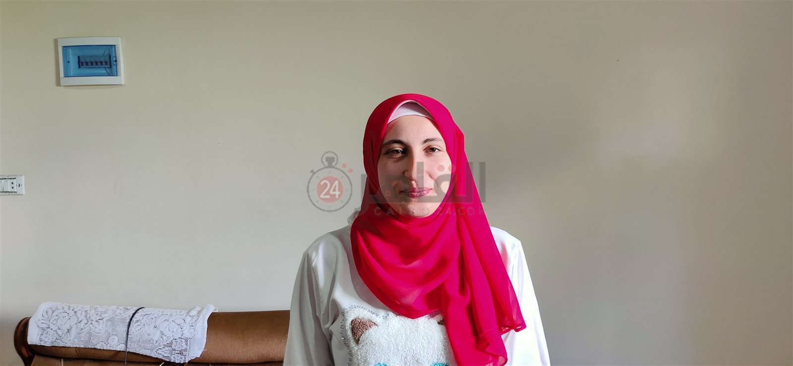 إيمان الجمال الحاصلة على المركز الثالث على مستوى العالم في حفظ القرآن الكريم