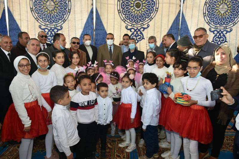 وضع حجر أساس مدرسة روحية عبدالفتاح بالشرقية 03