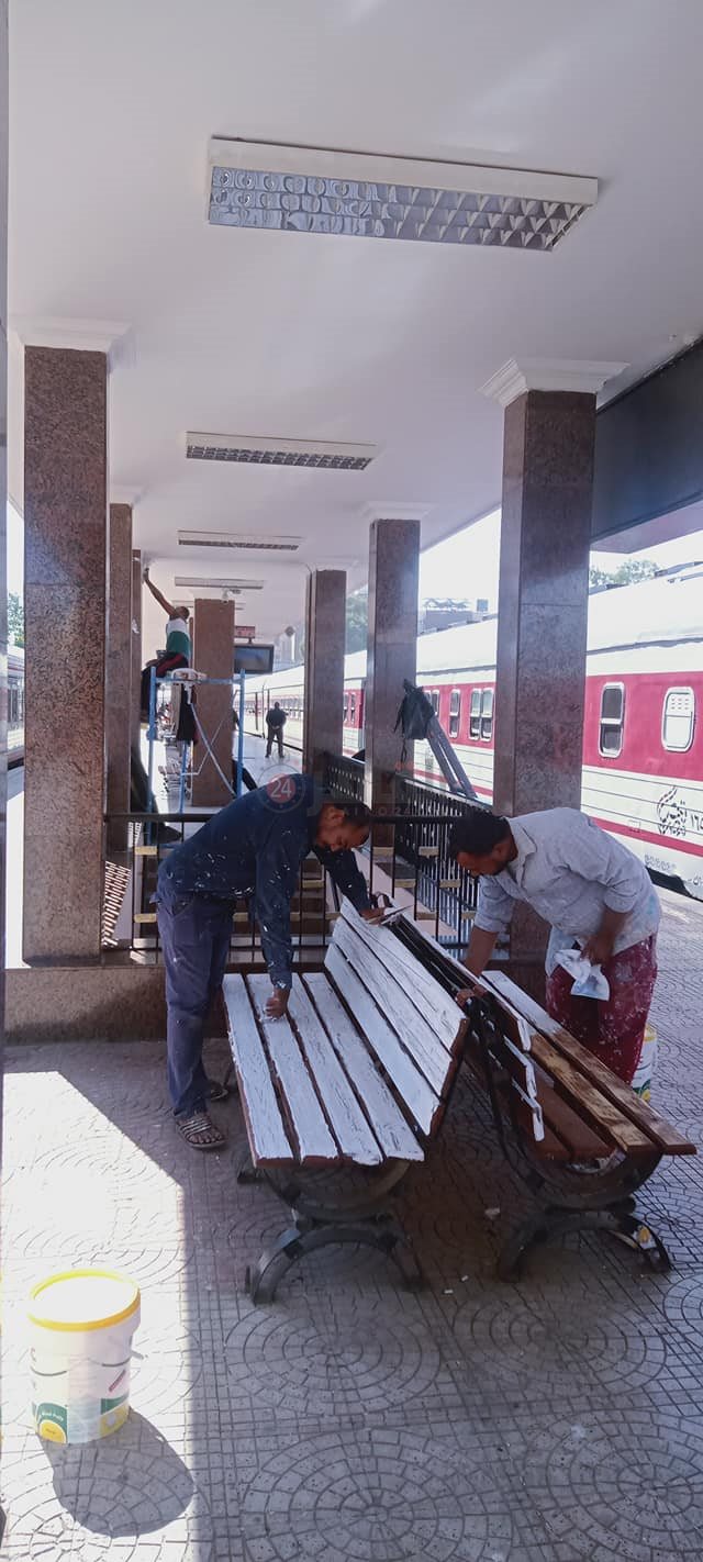 أعمال تطوير محطة أسوان 