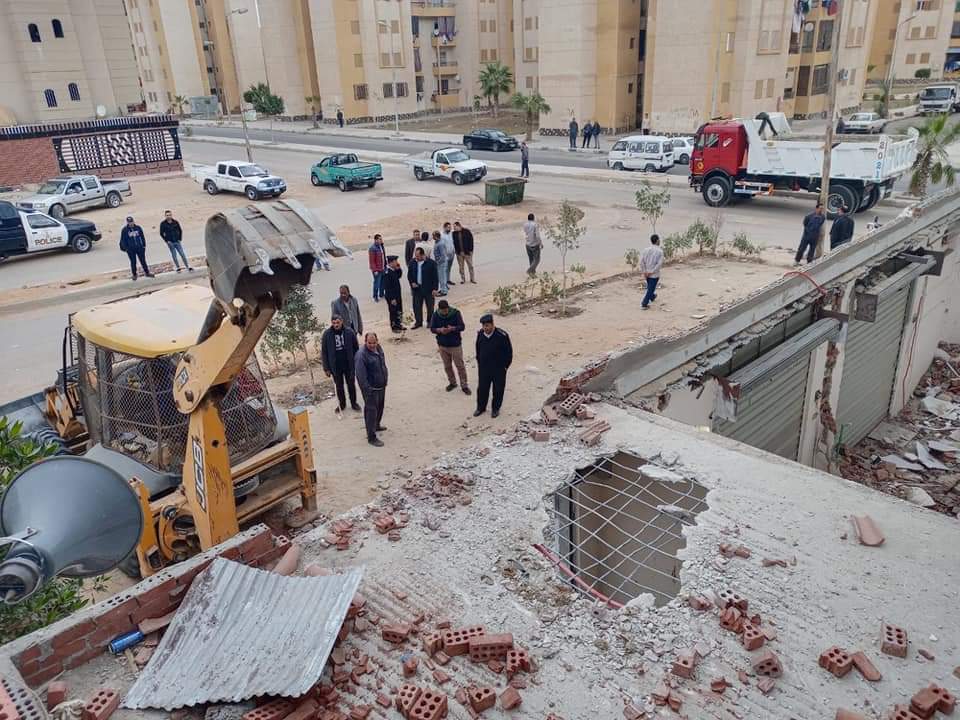 حملة لإزالة التعديات بالعاشر من رمضان 2