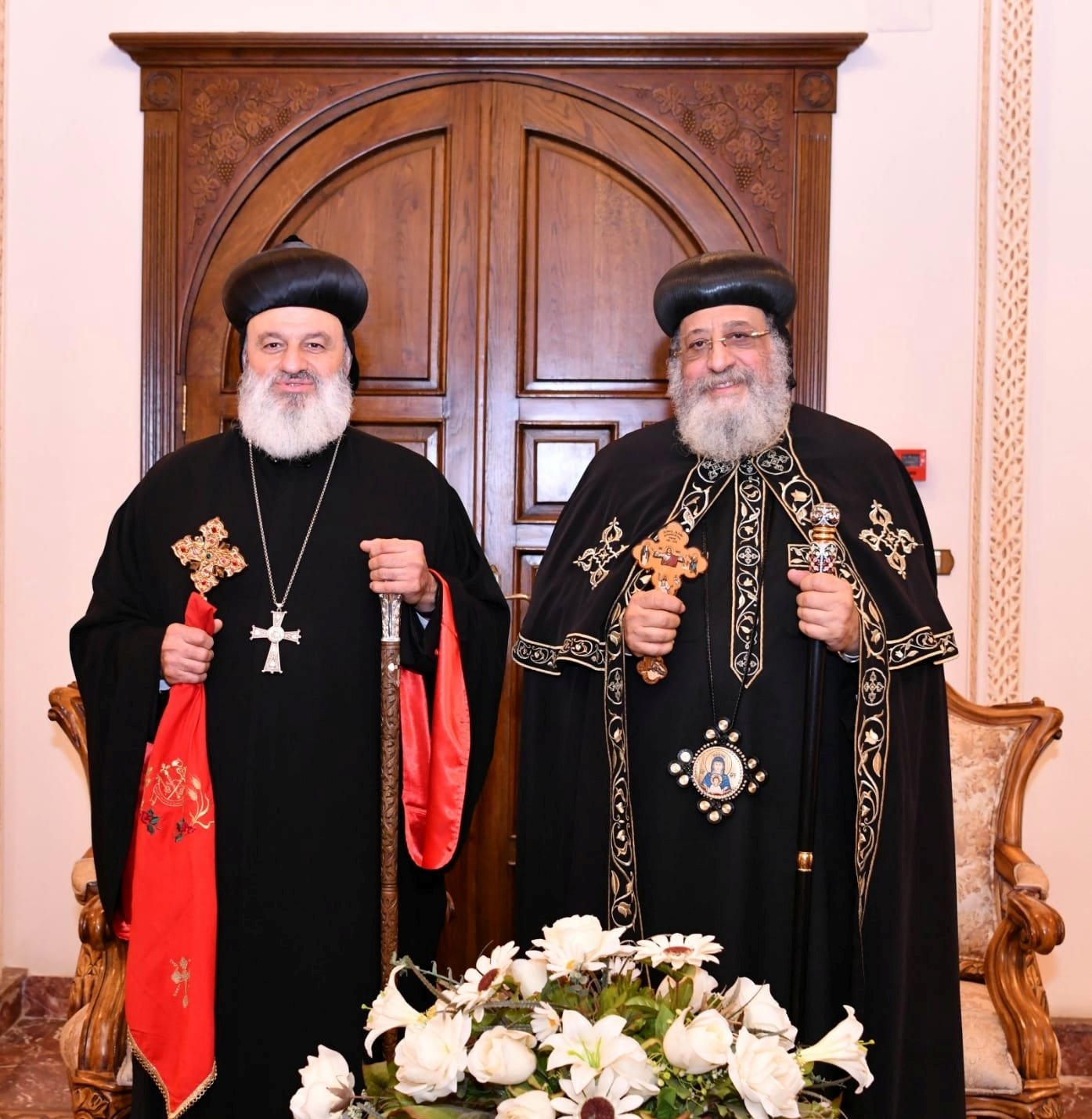 البابا يستقبل غبطة بطريرك السريان 2