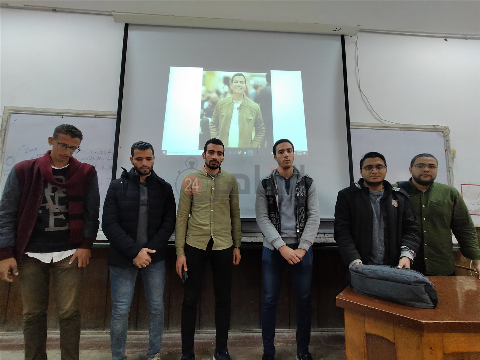 أصدقاء المهندس الراحل بالفيوم، والمعُيدين