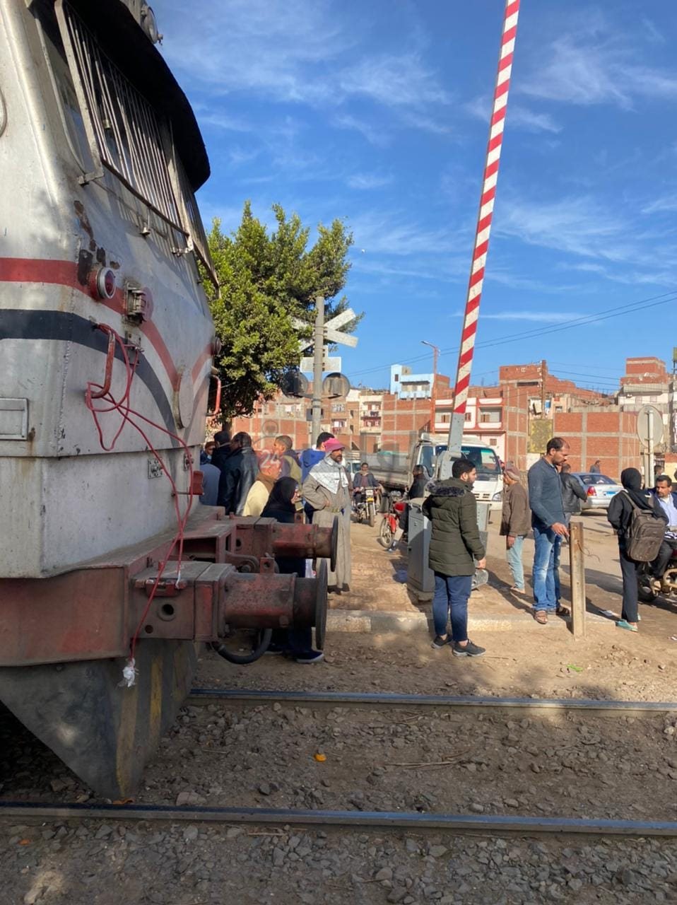 حريق قطار منوف 