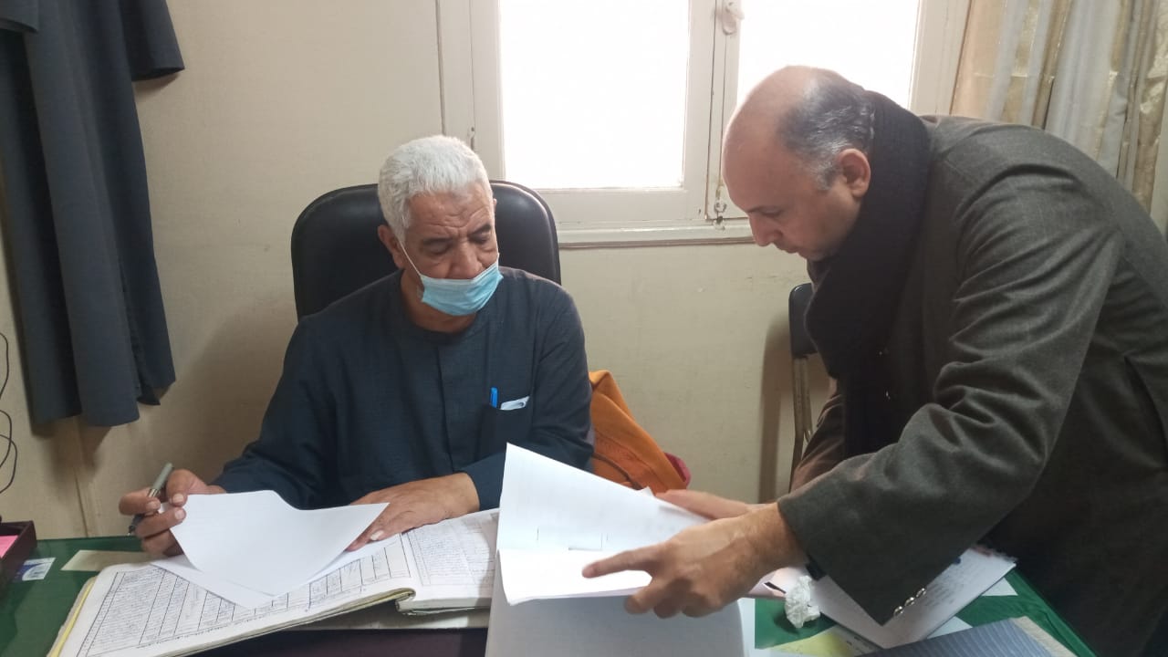 وكيل أوقاف الإسكندرية فى تفتتيش على ادارة شرق