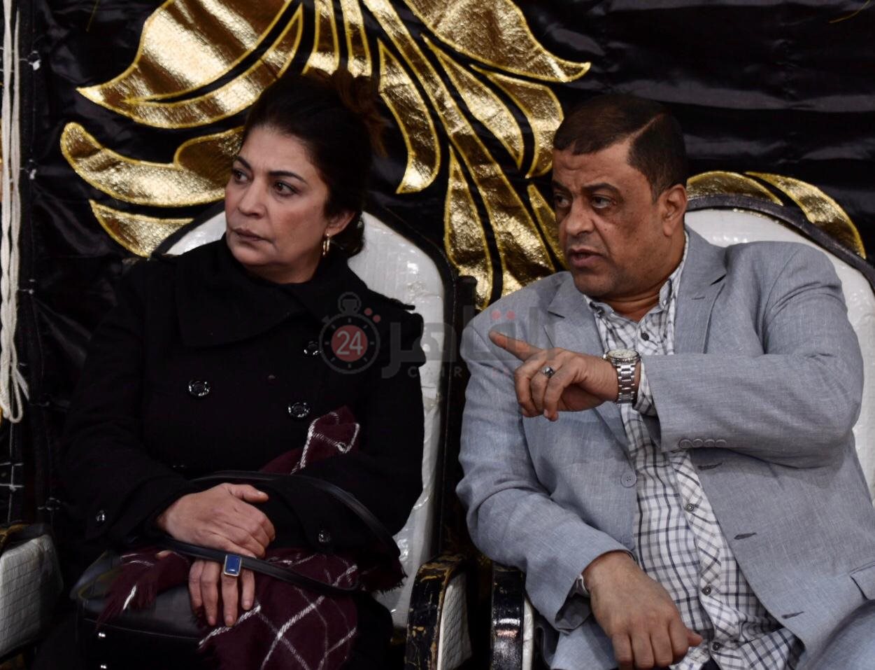 عزاء الإعلامي وائل الإبراشي بشربين في الدقهلية (19)