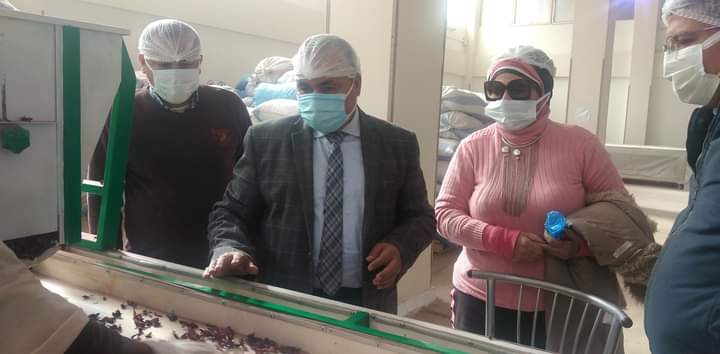 وكيل زراعة الفيوم يتفقد حقول نبات الجوجوبا