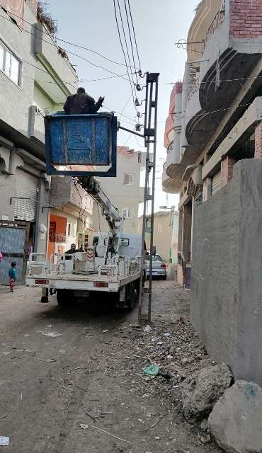 قطع المرافق عن المنازل المبنية على أملاك الدولة بالشرقية 01