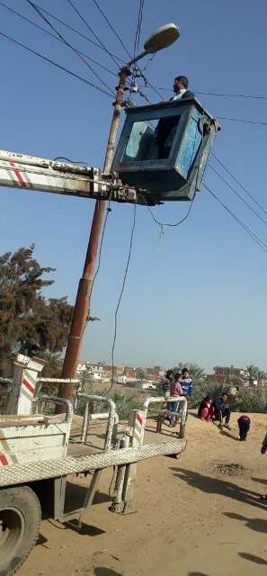 قطع المرافق عن المنازل المبنية على أملاك الدولة بالشرقية 02