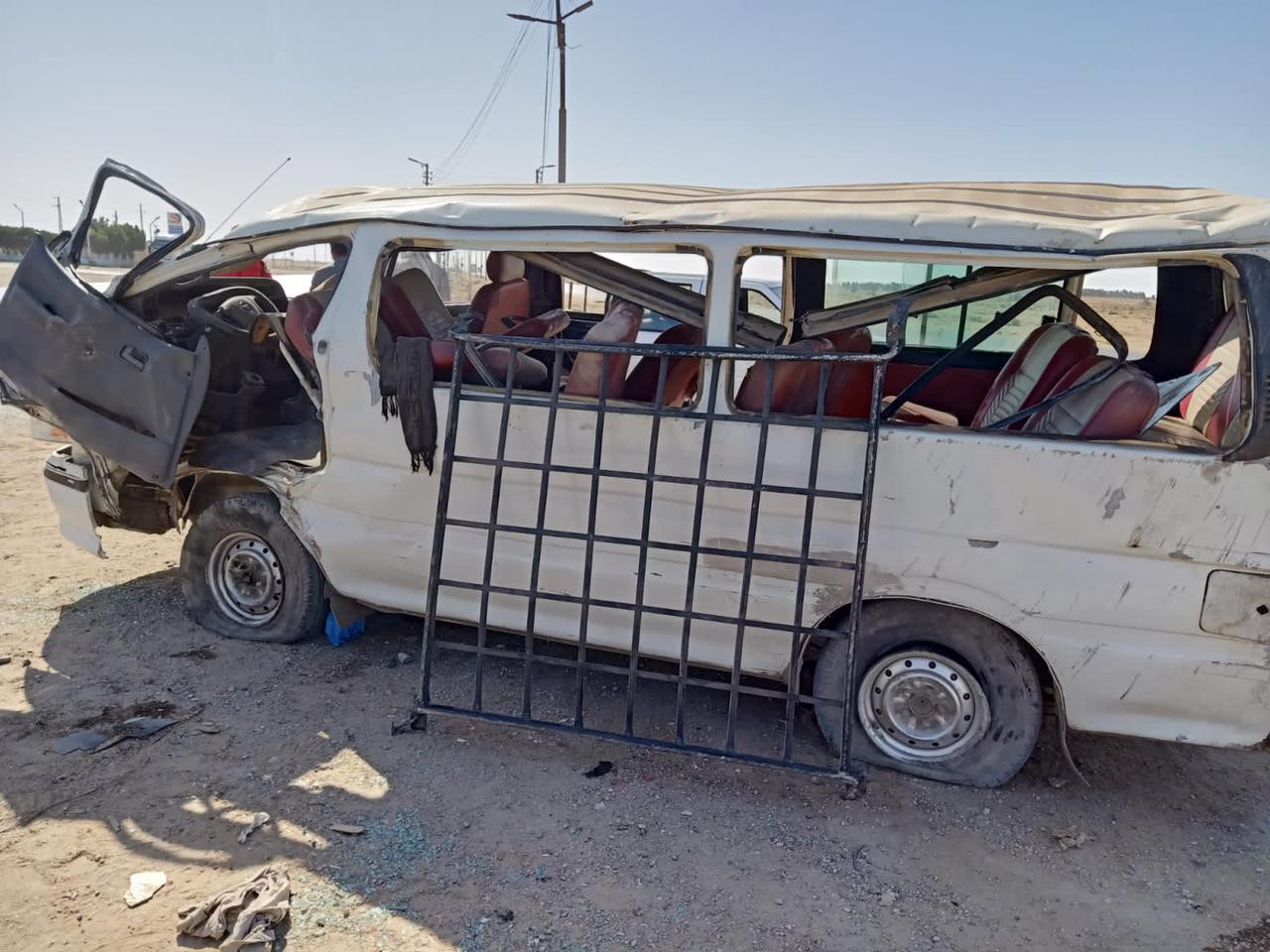 حادث تصادم بالفيوم 