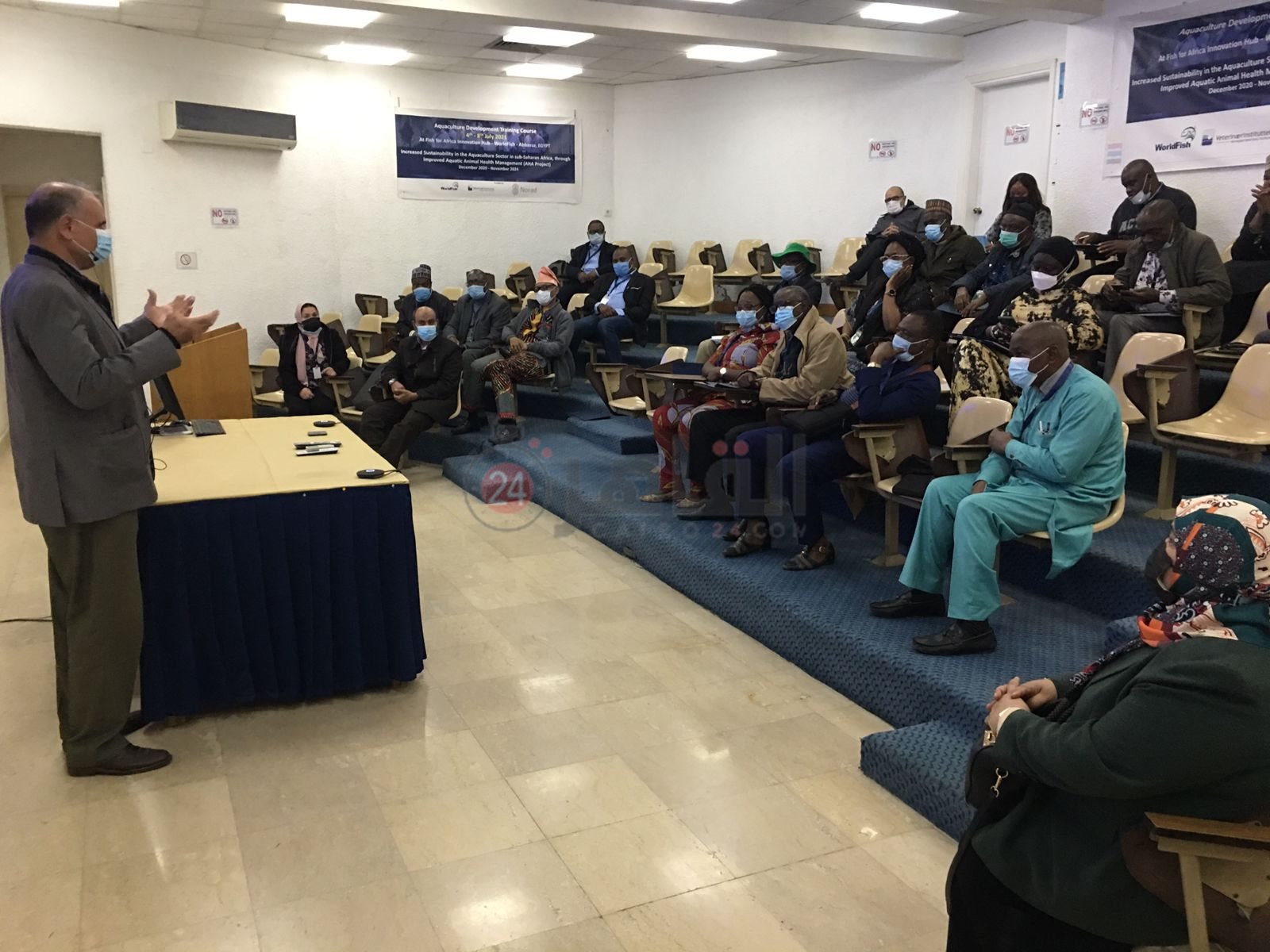 زيارة الوفد النيجيري للمركز الدولي للأسماك 6