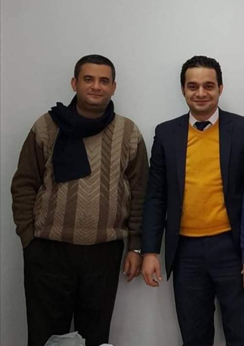 الراحل الدكتور أحمد عثمان وصديقه الدكتور رامي مُنير