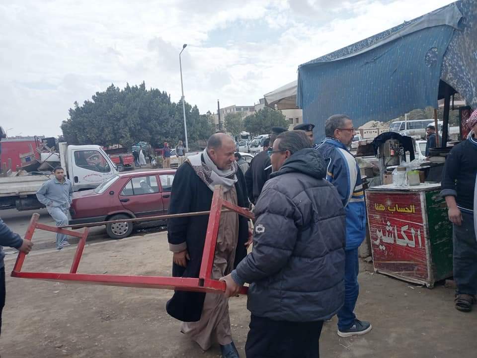 حملة لرفع الإشغالات بالعاشر من رمضان 2