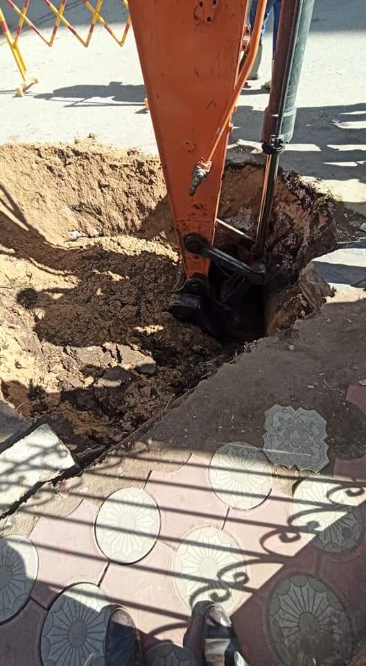 إصلاح خط ميدان الفنية