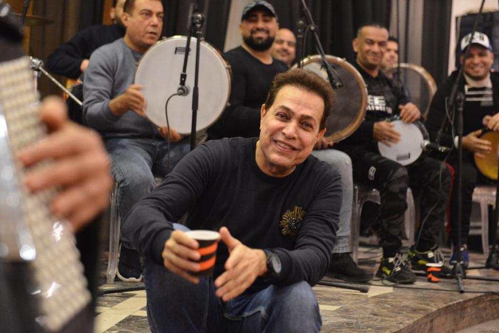 حكيم في بروفات حفله بستاد الهوكي (5)