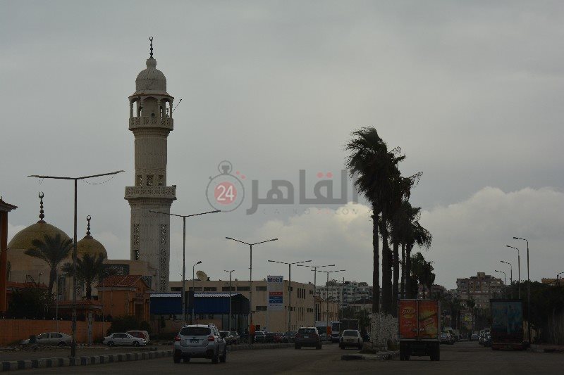 العاصفة هبة تضرب بورسعيد 