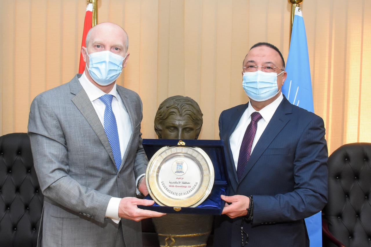 قنصل لبنان ينهى فترة عمله فى الإسكندرية 