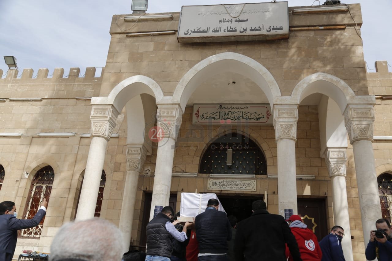 جنازة شقيقة سهير المرشدي