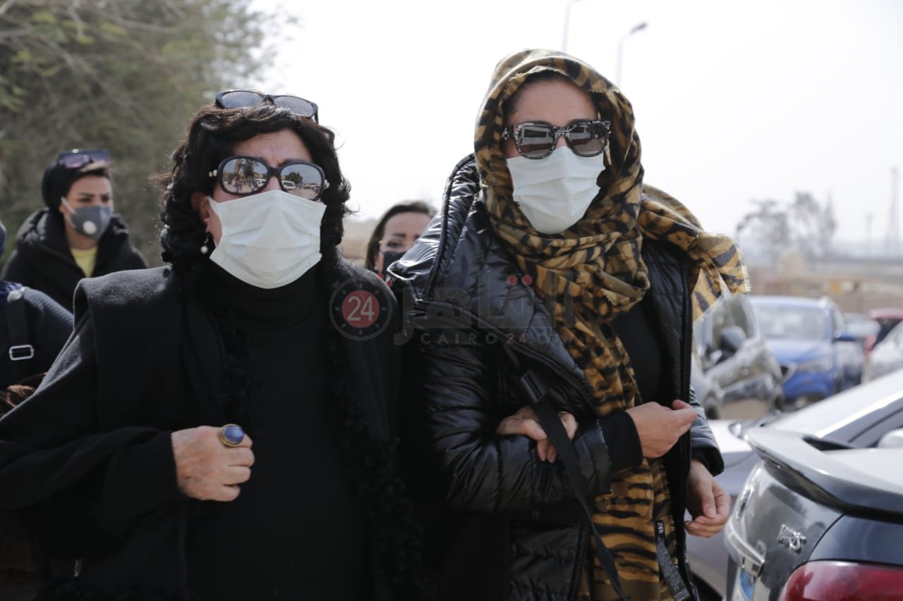 جنازة شقيقة سهير المرشدي