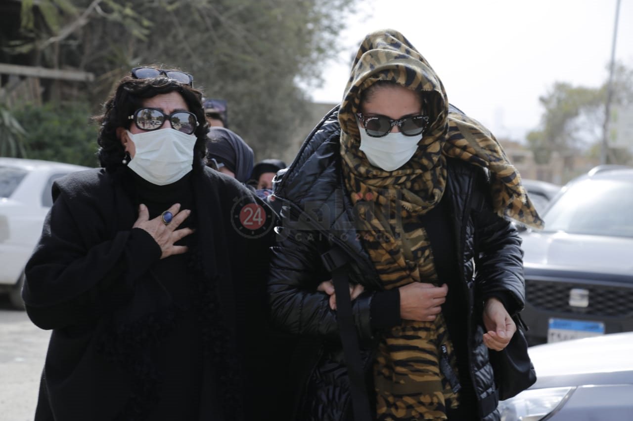 جنازة شقيقة سهير المرشدي