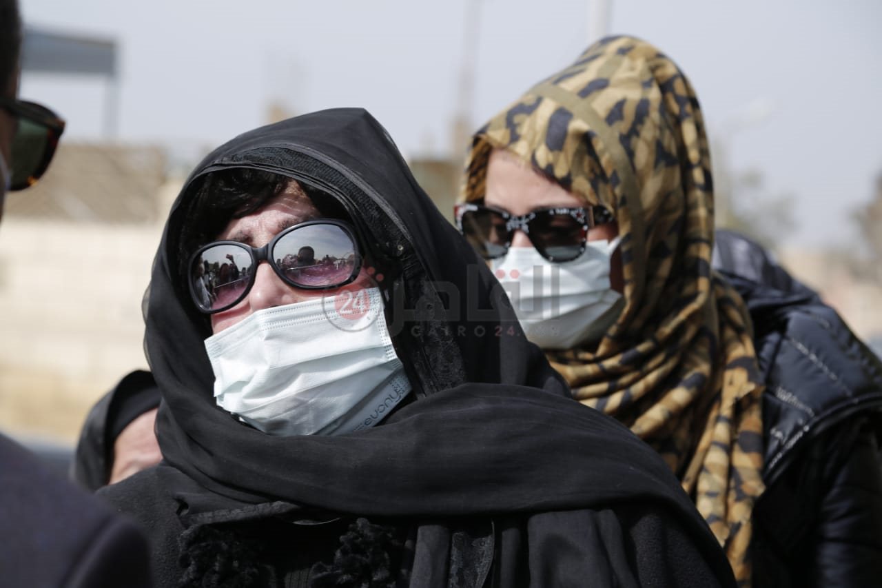 جنازة شقيقة سهير المرشدي