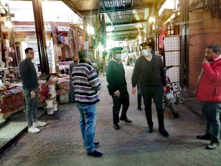 حملة إشغالات بمدينة الأقصر 